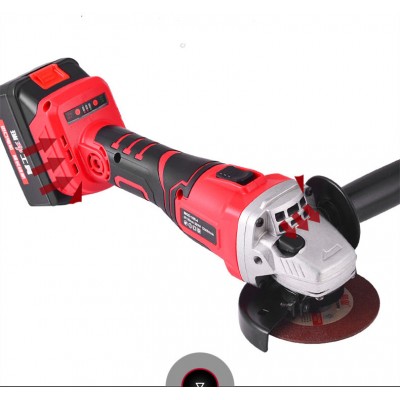 18V Reversible Brushless Cordless Angle Grinder Disc 100mm With CE