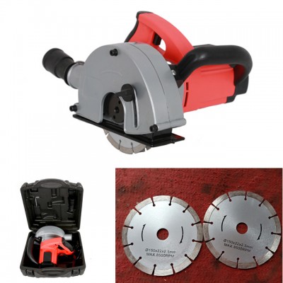 1700w 150mm Professional Power Tools Electric Wall Slot Cutter Concrete Cutting Machine Ningbo Manufacture